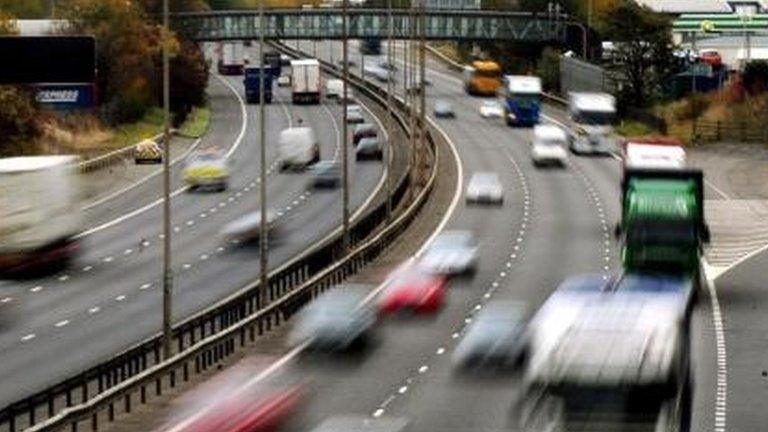 Vehicles speeding