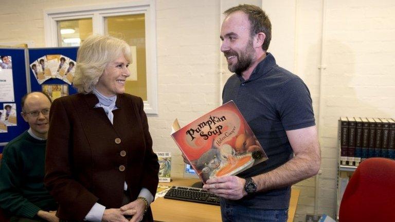 Duchess of Cornwall meets prisoner Daniel Snelling