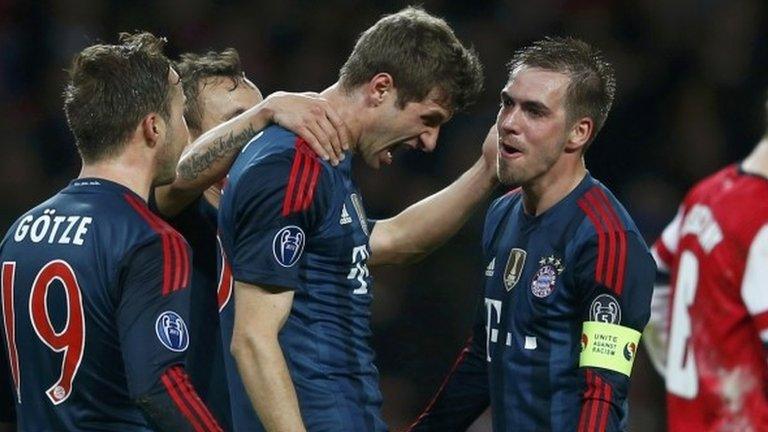 Bayern Munich celebrate