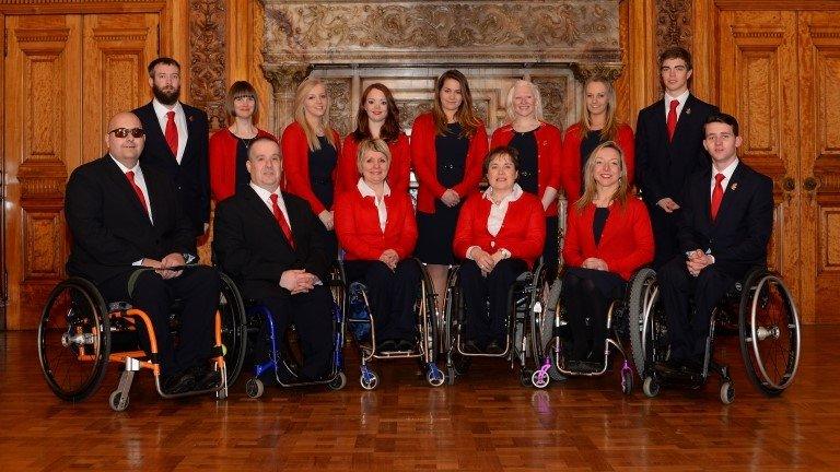 The GB team for the Sochi Paralympics