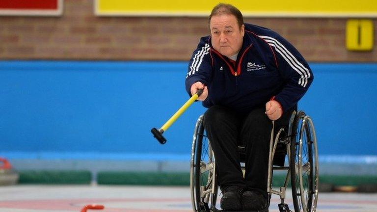 GB wheelchair curler Tom Killin