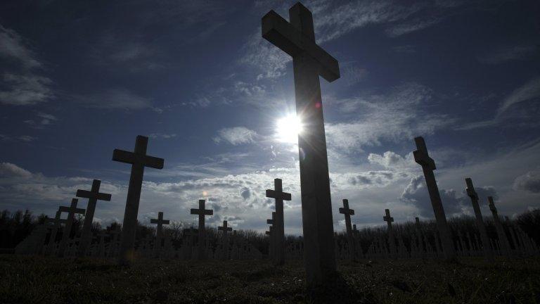 Memorial cemetery in Vukovar, Croatia