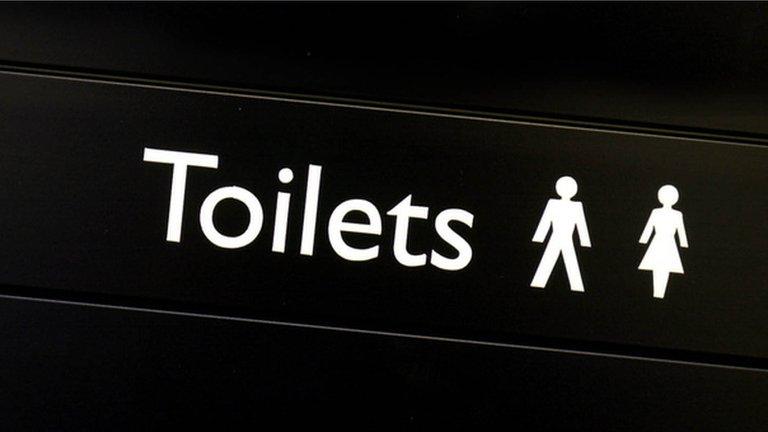 Toilets sign