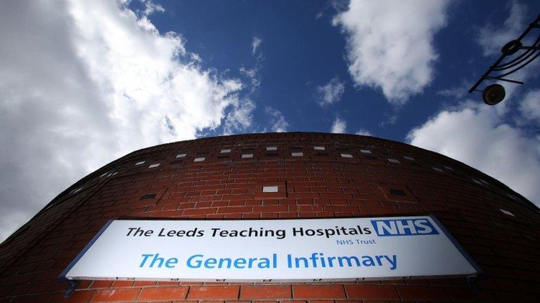 Leeds General Infirmary sign