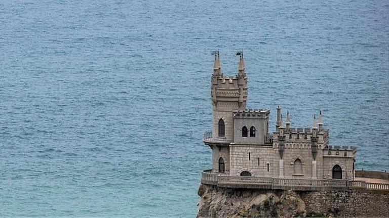 Swallow's Nest castle in Yalta, Crimea