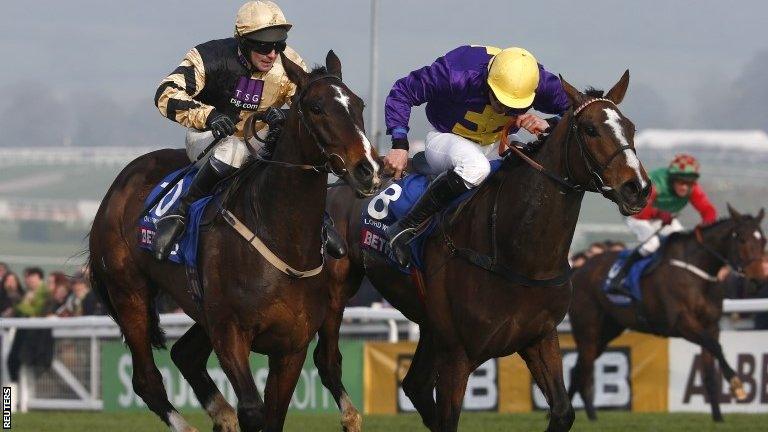 On His Own narrowly beaten by Lord Windermere at Cheltenham