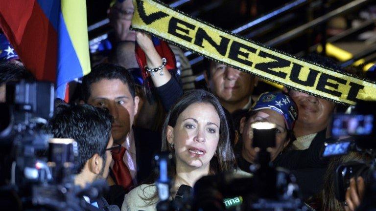 Venezuela opposition politician Maria Corina Machado