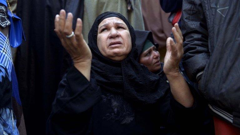 Female relative of one of the 683 people on trial in Minya on 25 March 2014