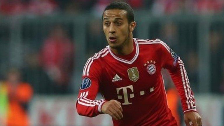 Bayern's Thiago Alcantara