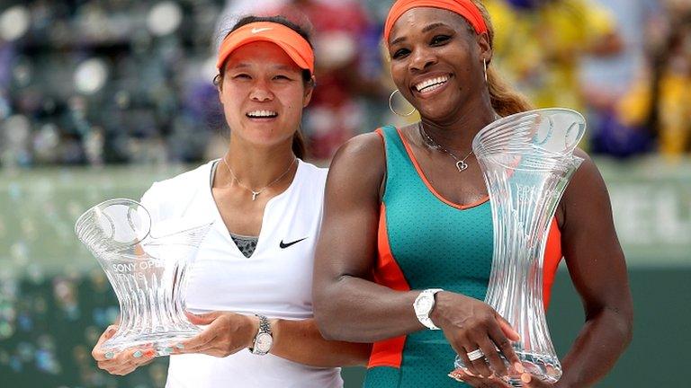 Li Na and Serena Williams