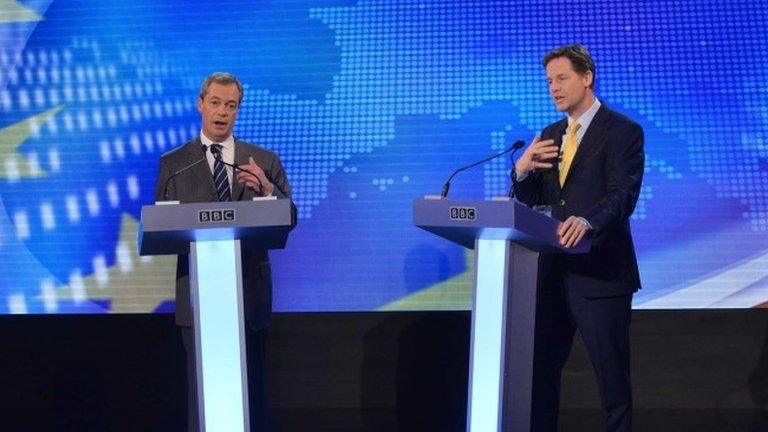 Nick Clegg and Nigel Farage