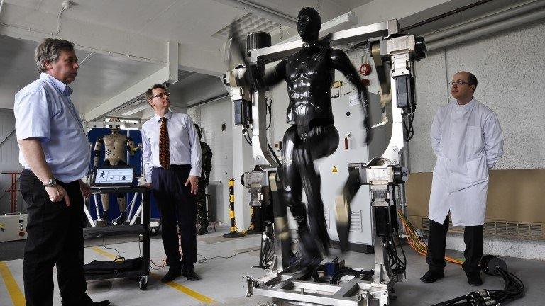 The Porton Man robot mannequin