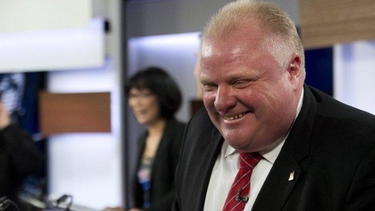 Toronto Mayor Rob Ford