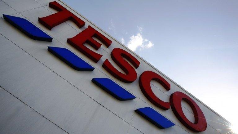 Tesco sign