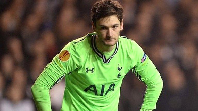 Tottenham goalkeeper Hugo Lloris