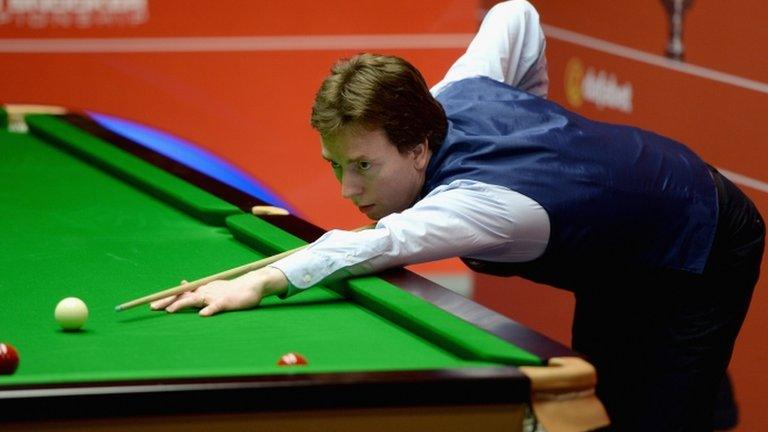 Ken Doherty at the World Snooker Championship