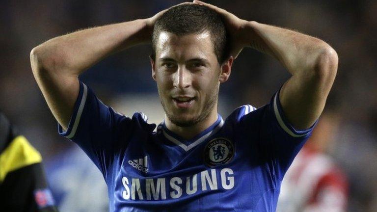 Chelsea midfielder Eden Hazard