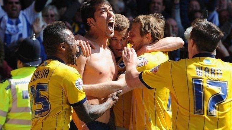 Brighton celebrate second goal