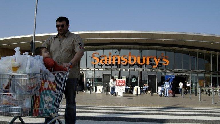 Sainsbury's supermarket in North Greenwich, London