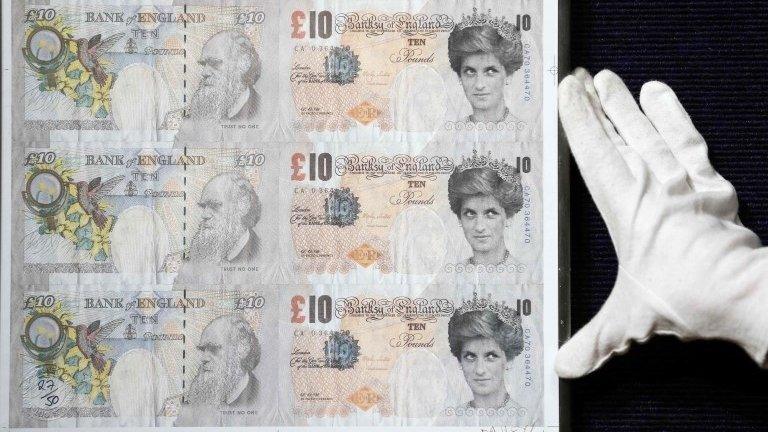 Banksy's Di-faced tenners