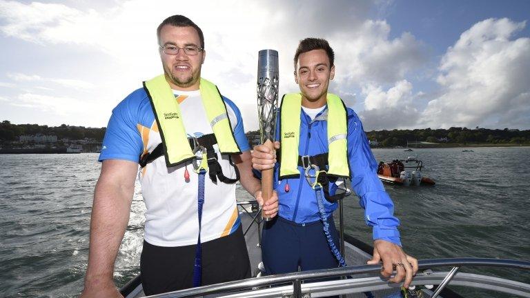 Zane Duquemin and Tom Daley