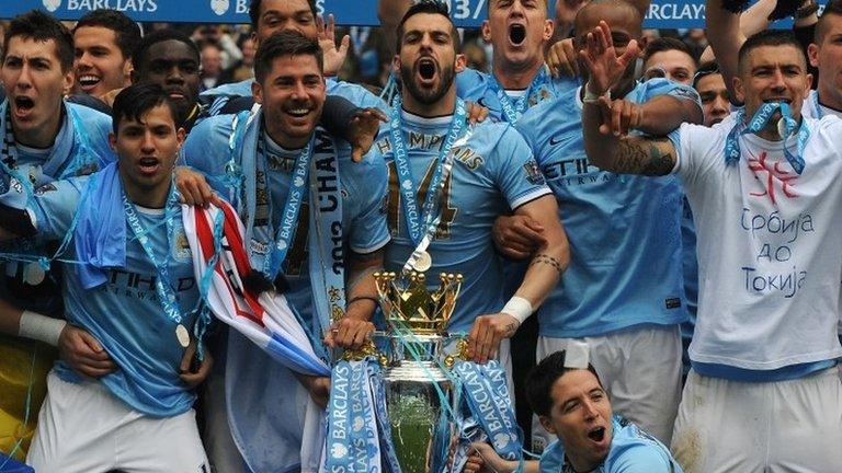 Manchester City players