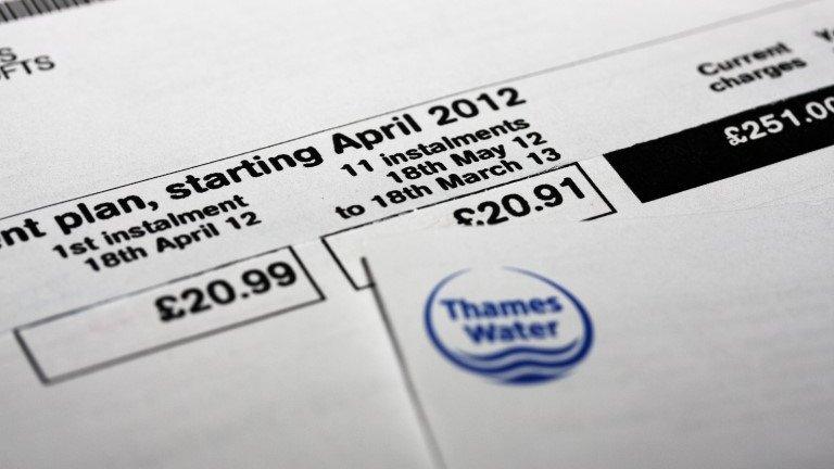 A Thames Water bill