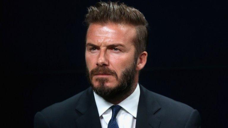 David Beckham appeared in London, England, on 9 June 2014