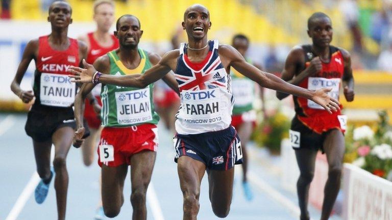 Distance runner Mo Farah