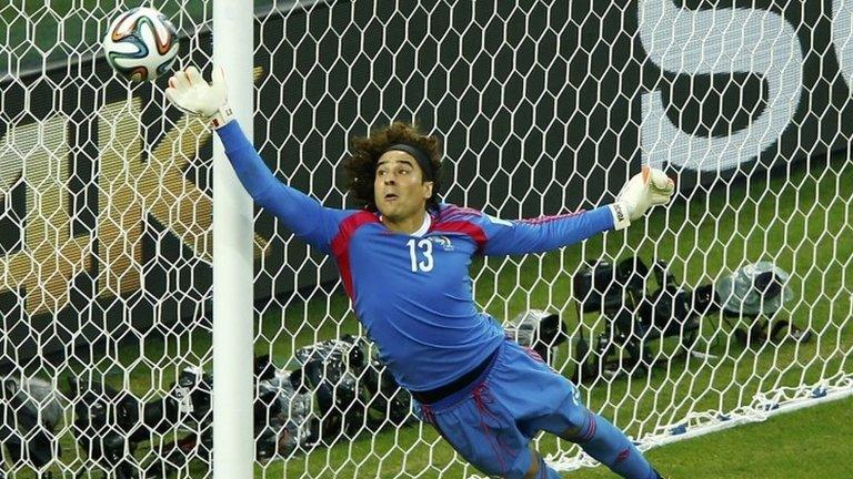 Mexico goalkeeper Guillermo Ochoa