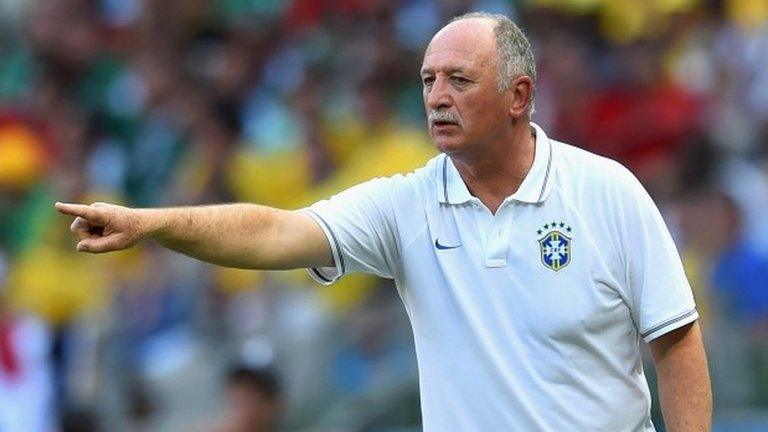 Brazil head coach Luiz Felipe Scolari