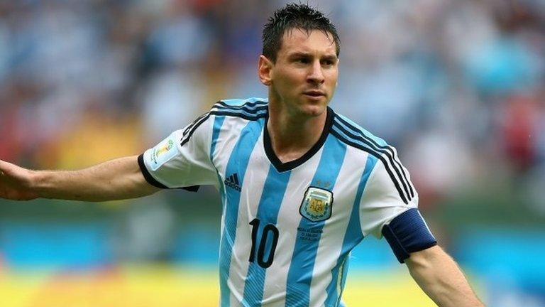 Argentina forward Lionel Messi