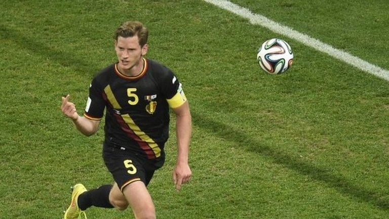 Jan Vertonghen's goal gives Belgium a 1-0 win over South Korea