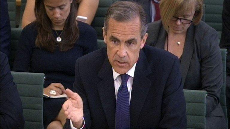 Bank of England governor Mark Carney