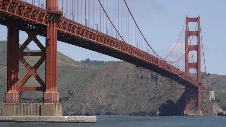 Golden Gate Bridge in San Francisco 3 May 2014