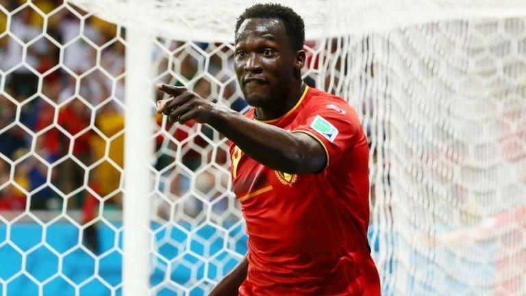 Romelu Lukaku helps his side through to the quarter-finals