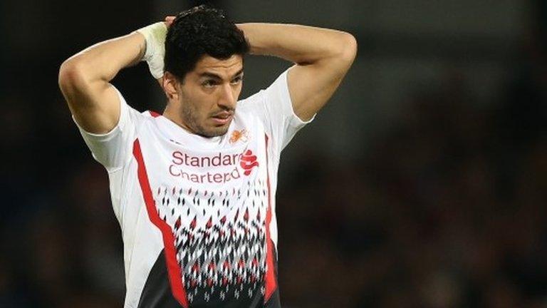 Liverpool's Luis Suarez