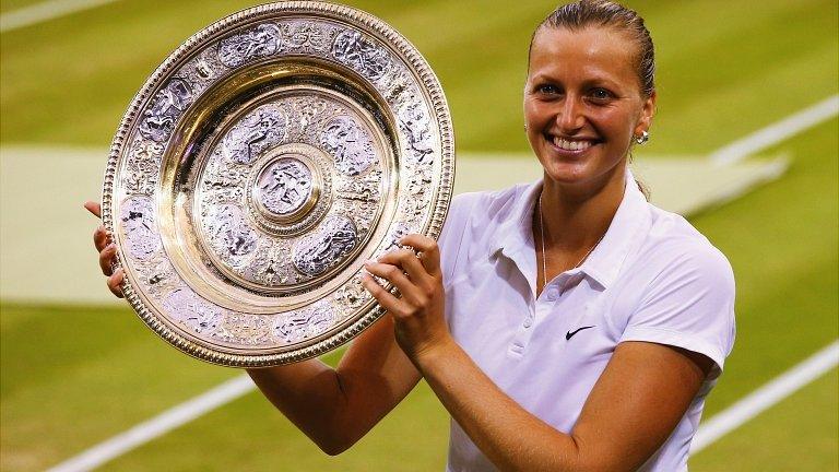 Wimbledon ladies champion Petra Kvitova