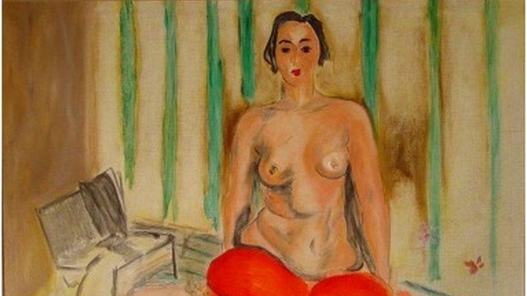 Matisse's Odalisque in Red Pants