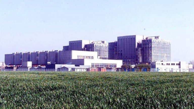 The former Bradwell nuclear power station