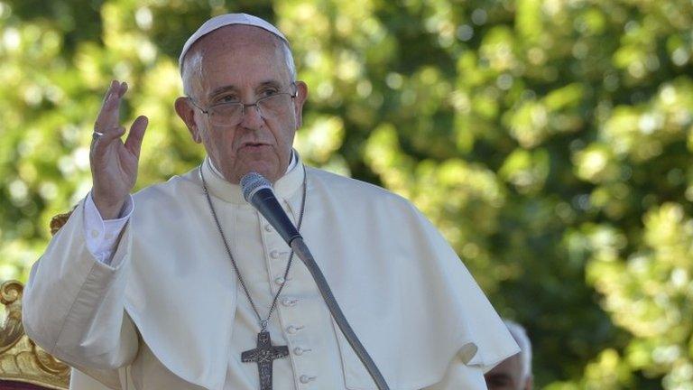 Pope Francis (picture from 5 July 2014)