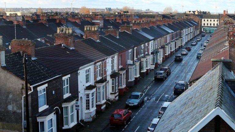 Houses in Liverpool