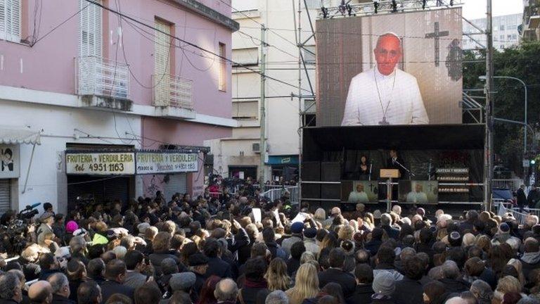 Pope Francis delivers recorded message to the Jewish Community