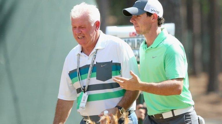 Gerry and Rory McIlroy