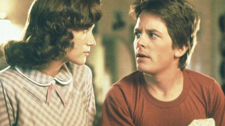 Lea Thompson and Michael J Fox