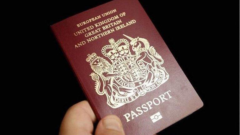 A UK passport