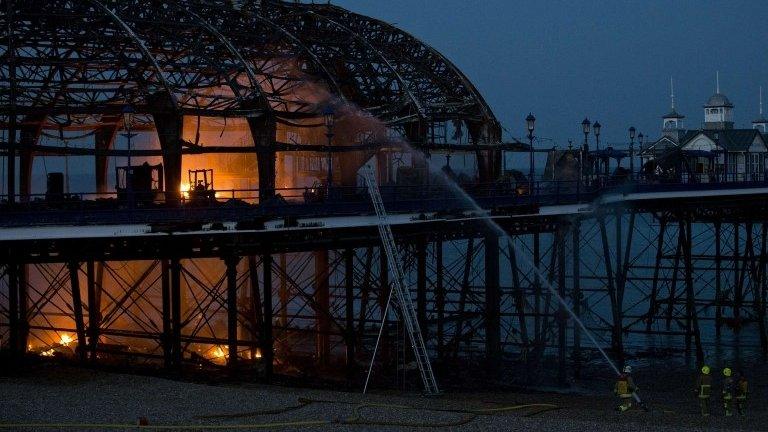 Eastbourne Pier fire