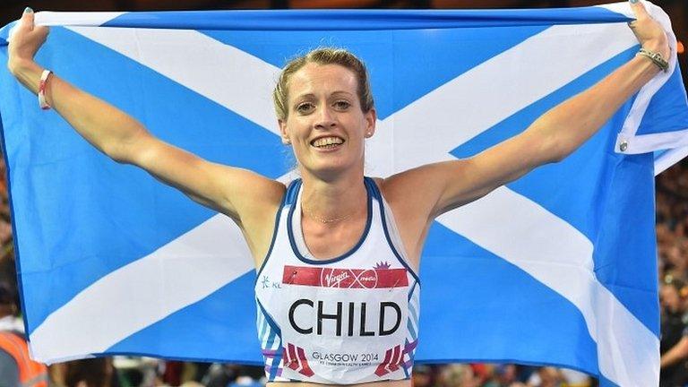 Eilidh Child won silver for Scotland