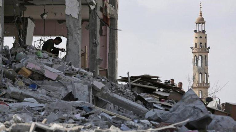 Damage in Beit Lahiya, 4 Aug