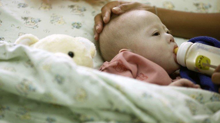 File photo: Gammy, a baby born with Down's Syndrome, at a hospital in Chonburi province, Thailand, 3 August 2014